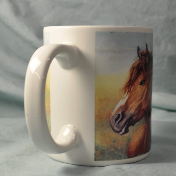 *BOGO mugs* 12 oz mug vintage horses friends of the forest (w938) - Picture 6 of 9